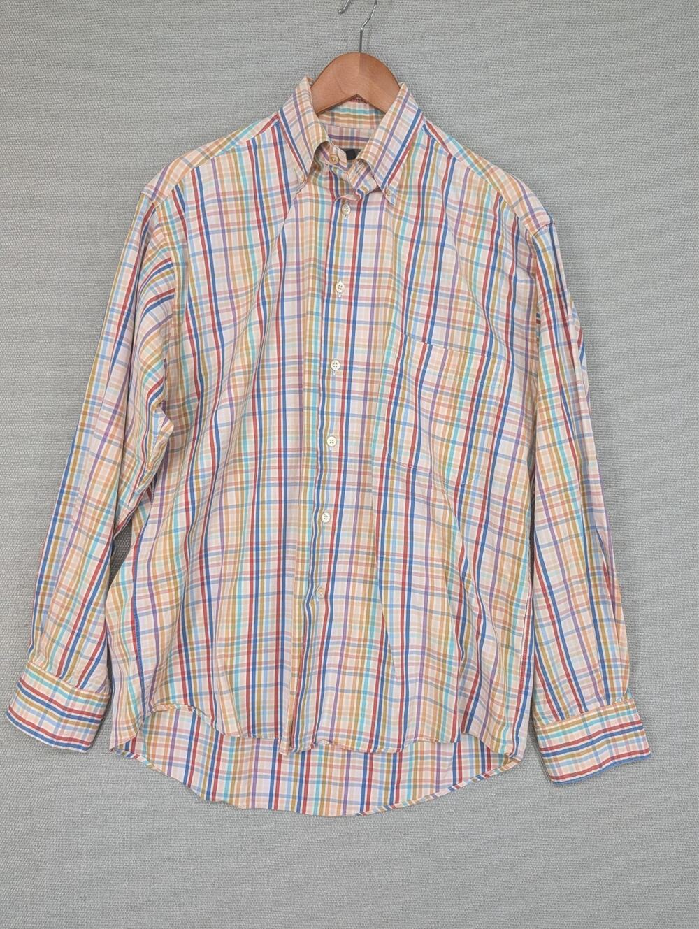 Saks Fifth Avenue Mens Button Down Shirt Medium -0726i05